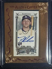 dalton rushing los angeles dodgers rc auto allen ginter