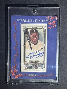frank thomas chicago white sox auto numbered 03of99 allen ginter