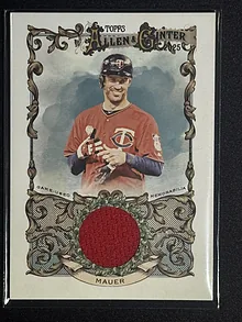 joe-mauer__minnesota-twins__patch__allen-ginter__front.webp