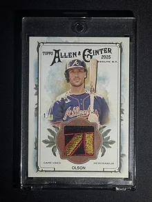 matt olson atlanta braves patch allen ginter