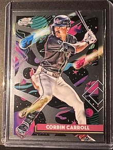 corbin carroll arizona diamondbacks base topps cosmic