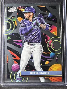 ketel marte arizona diamondbacks base topps cosmic