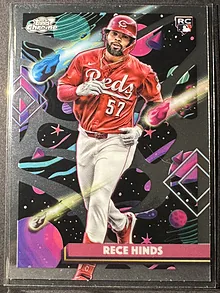 rece-hinds__cincinnati-reds__rc__base__topps-cosmic__front.webp